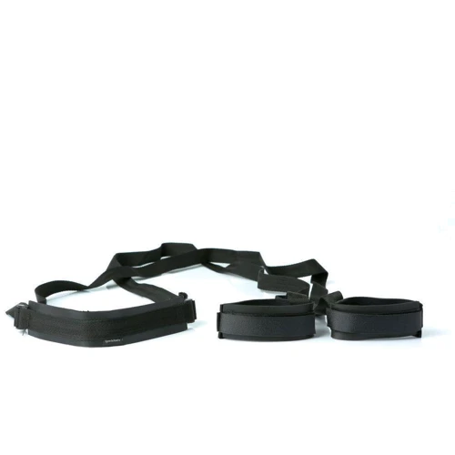 Система ремней для поддержания ног Sportsheets Sex Sling Black: Цвет черный