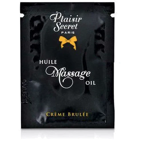 Пробник массажного масла Plaisirs Secrets Creme Brulee (3 мл)