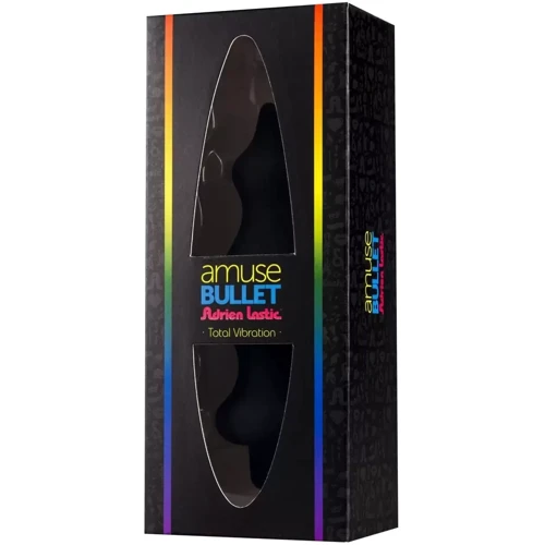 Анальная пробка с вибрацией Adrien Lastic Bullet Amuse Black: Тип Анальные пробки