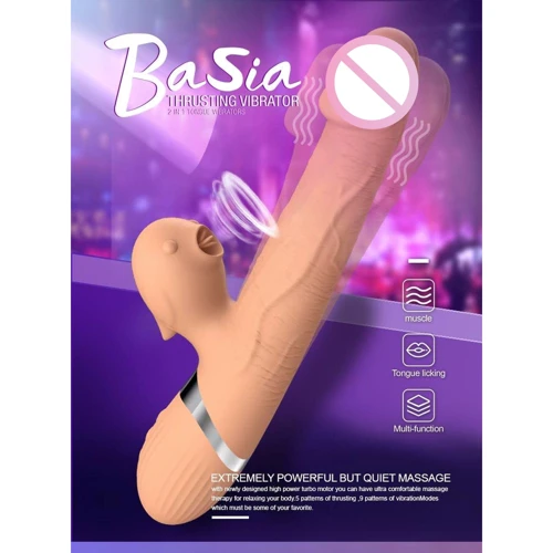 Вибратор с толчками и ротацией Boss Series Basia Thrusting Vibrator: Для кого Для женщин