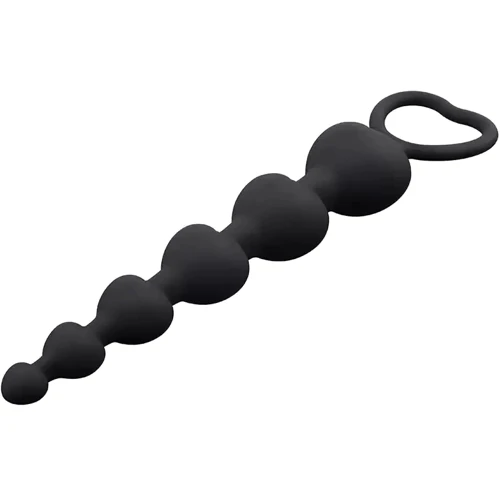 Анальная цепочка Chica Black Mont - Elite Lover's Beads: Наличие вибрации Нет