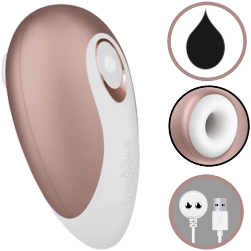 Satisfyer Pro Deluxe NG Rose Gold - компактный вакуумный стимулятор клитора: Для кого Для женщин