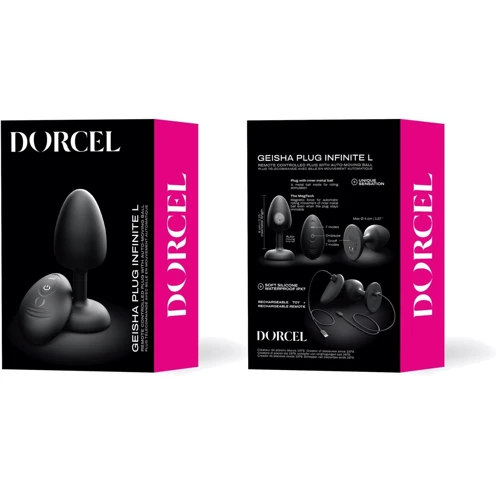 Анальная вибропробка Dorcel Geisha Plug Infinite L: Наличие вибрации Есть