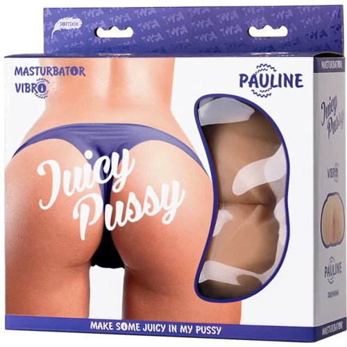 Мастурбатор Вагина и анус с вибрацией Juicy Pussy Pauline: Глубина, см 14