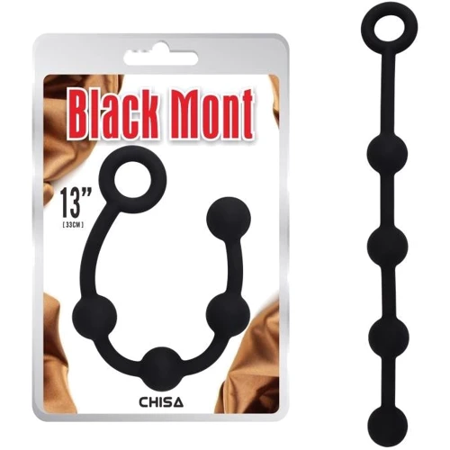 Анальная цепочка Black Mont P Storm Beads S 13"