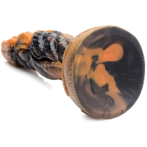 Фантазийный фаллоимитатор щупальце Cocks Ravager Rippled Tentacle Silicone Dildo: Мошонка Нет