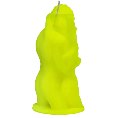 Свеча LOVE FLAME - Passion Yellow Fluor, CPS10-YELLOW: Цвет желтый