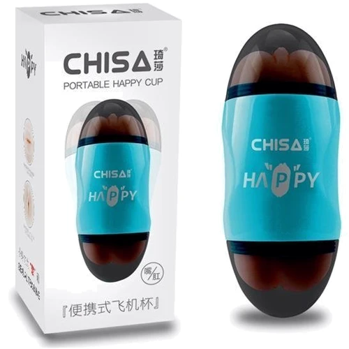 Мастурбатор Chisa Happy Cup Mouth & Ass Masturbator: Материал Киберкожа
