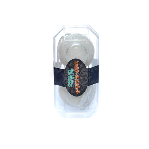 Вагинальные шарики BOSS Series Duo Balls White: Особенности Соединены между собой