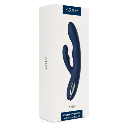 Вибратор-кролик Svakom Aylin Dark Blue: Назначение Для точки ДЖИ