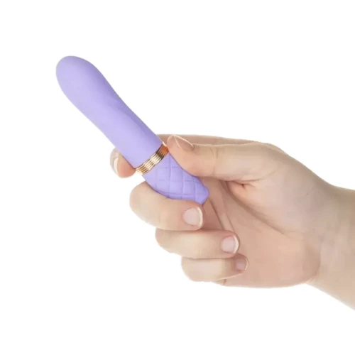 Роскошный вибратор Pillow Talk - Special Edition Flirty Purple с кристаллом Сваровски: Тип управления Кнопочное