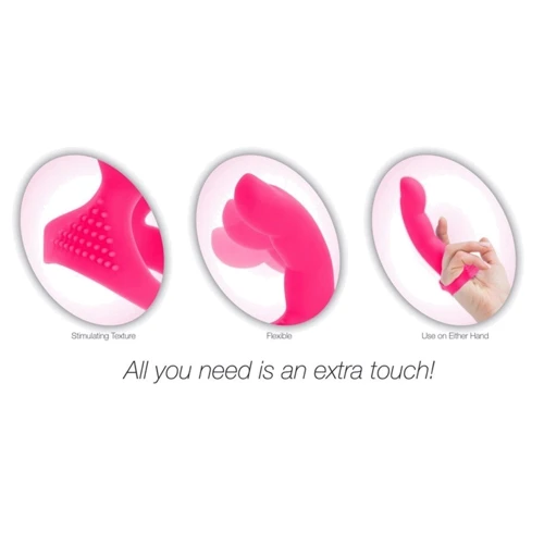 Насадка на палець Simple&True Extra Touch Finger Dong Pink: Матеріал силікон