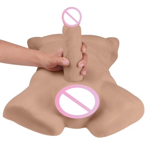 Торс с фаллоимитатором на присоске SilexD Apollo L Male Torso Caramel: Страна производитель Китай