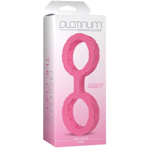 Наручники силиконовые Doc Johnson The Cuffs Large - Pink