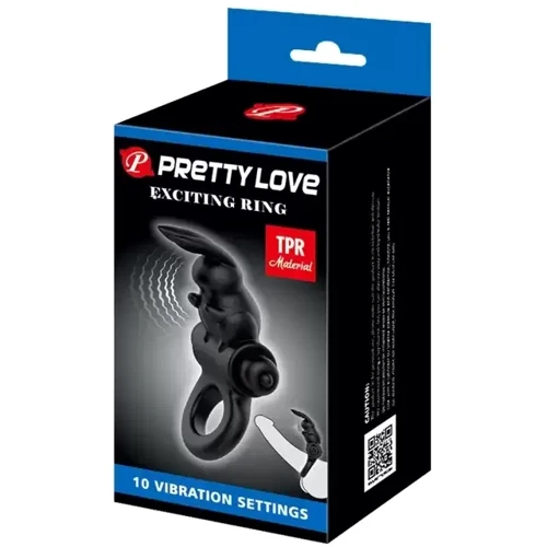 Эрекционное вибро кольцо Pretty Love EXCITING RING, BI-210245 фото 5