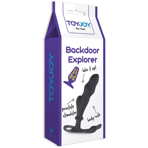 Массажер простаты Backdoor Explorer, 12x2.5 см, черный: Для кого Для мужчин