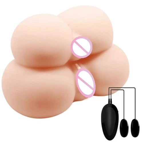 Мега мастурбатор с двойной вибрацией Crazy Bull - Dual Vagina And Ass Vibrating, BM-009136