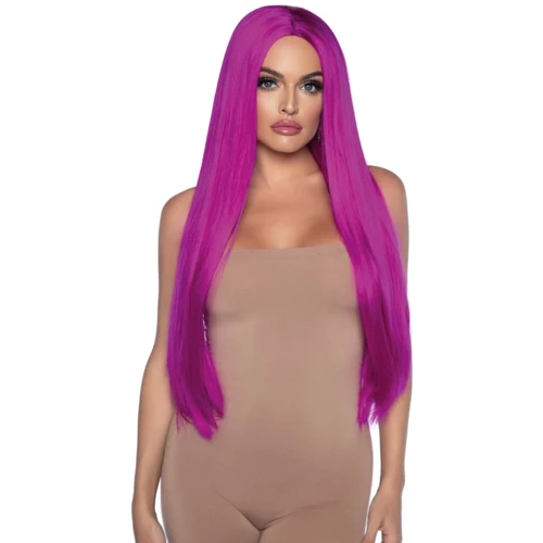 Парик Leg Avenue 33" Long straight center part wig Raspberry