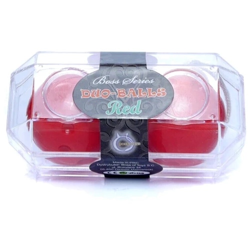 Вагінальні кульки Duo balls Red, BS6700027: Кількість кульок 2