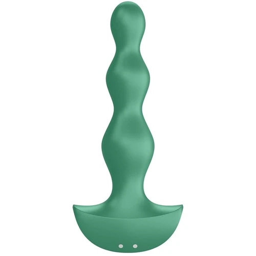 Анальный стимулятор-бусины с двумя моторами Satisfyer Lolli-Plug 2 (green): Наличие вибрации Есть