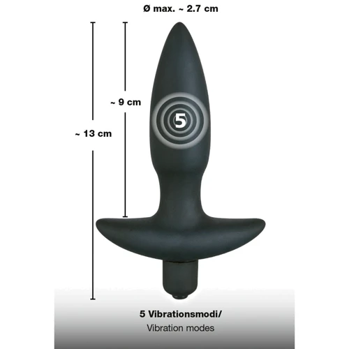 Анальная пробка Orion - Black Velvet Vibrating Plug Small: Тип Анальные пробки