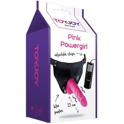 Страпон с вибрацией Toy Joy Power Girl Pink: Для кого Для женщин