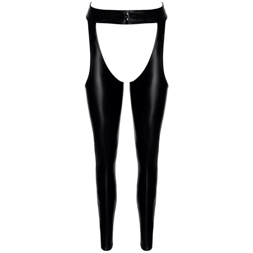 Легінси з відкритими стегнами Noir Handmade F323 Rebel wetlook chaps Black, M фото 9