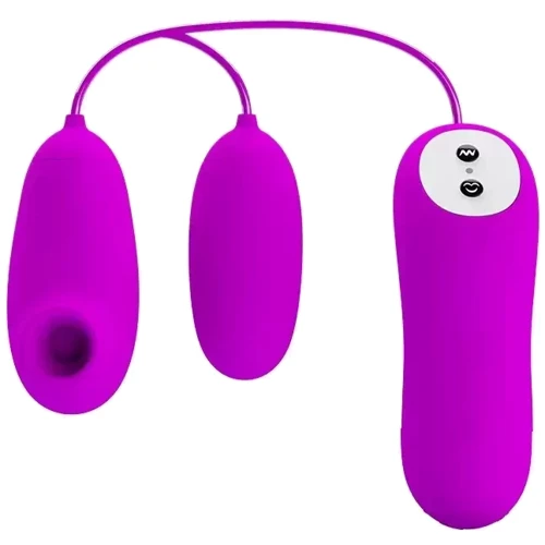 Вакуумний стимулятор з віброяйцем PRETTY LOVE - SUCTION & VIBRO-BULLETS, BI-014925 фото 10