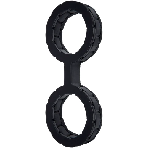 Наручники силіконові Doc Johnson The Cuffs Large - Black: Виробник Doc Johnson