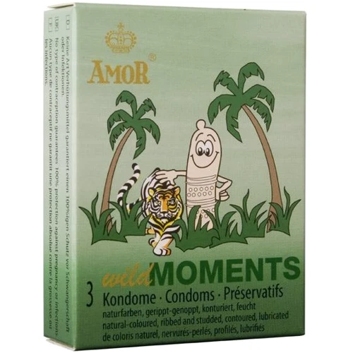Презервативы Amor Wild Moments, 3 шт.