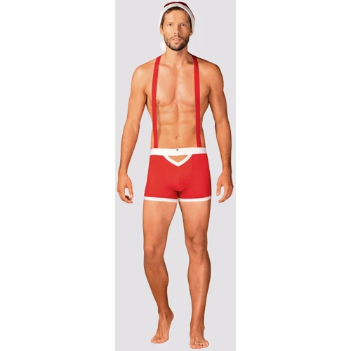 Новогодний эротический костюм Obsessive Mr Claus 2XL/3XL: Тип Деда Мороза