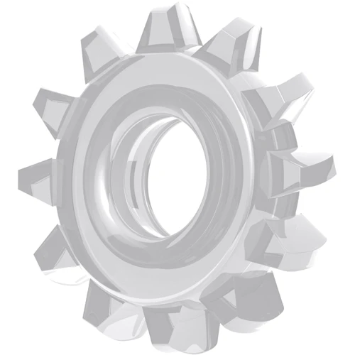 Эрекционное кольцо LoveToy Power Plus Cock Ring Series 3 Clear фото 4