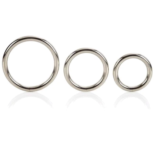 Набор колец Silver Ring - 3 Piece Set: Цвет серебристый