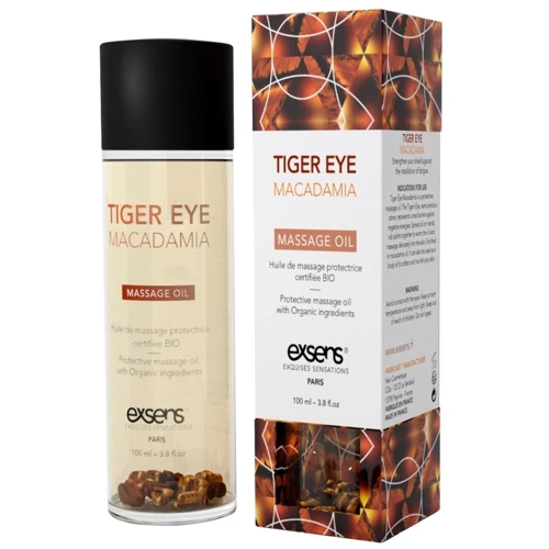 Масажне масло EXSENS Tiger Eye Macadamia (захист з тигровим оком) 100мл фото 1