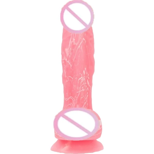 Світиться в темряві фалоімітатор ADDICTION - BRANDON - 7.5 "- PINK G.I.D. / W PB: Призначення Вагінальні