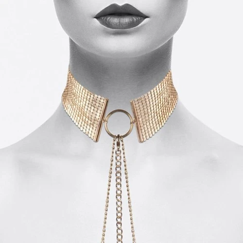 Намисто-комір Bijoux Indiscrets Desir Metallique Collar - Gold фото 7
