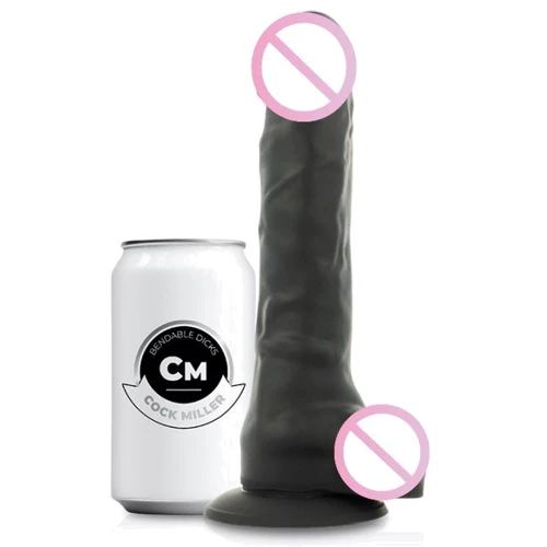 Фаллоимитатор на присоске COCK MILLER Black, 19.5 см: Наличие вибрации Нет