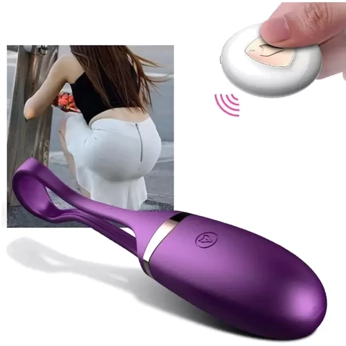 Виброяйцо з пультом дистанційного керування - Vibrating Silicone Love EGG, 6300002 фото 9