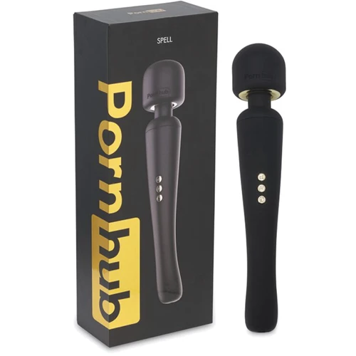 Вибромассажер Wand с тремя насадками Pornhub Spell Wand Set