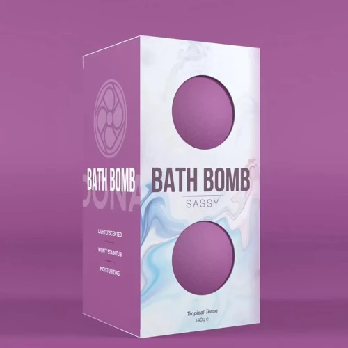 Розпродаж! Набір бомб для ванни Dona Bath Bomb Sassy Tropical Tease (140 гр) (Термін придатності до 08.21): Особливості З феромонами