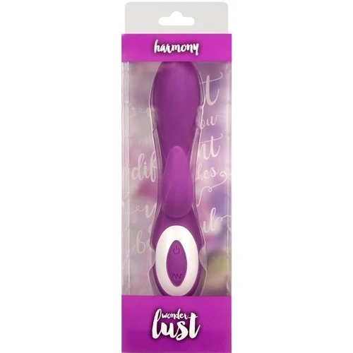 BMS Factory Harmony Pink Wonder Lust вибратор-кролик, 12.5x2.5 см, пурпурный: Длина, см 12.5