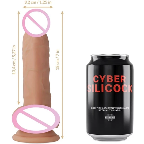 Фаллоимитатор на присоске CYBER SILICOCK Jude: Назначение Вагинальные