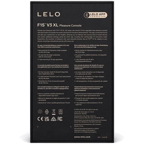 Смарт-мастурбатор LELO F1S V3 XL Red: Назначение Автоматический
