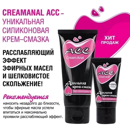 Крем-змазка Creamanal Аcc, 25 мл: Для кого унісекс