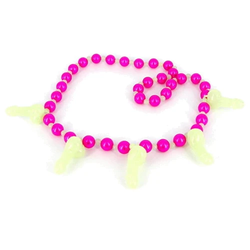 Эротическое ожерелье Glowing Pecker Necklace