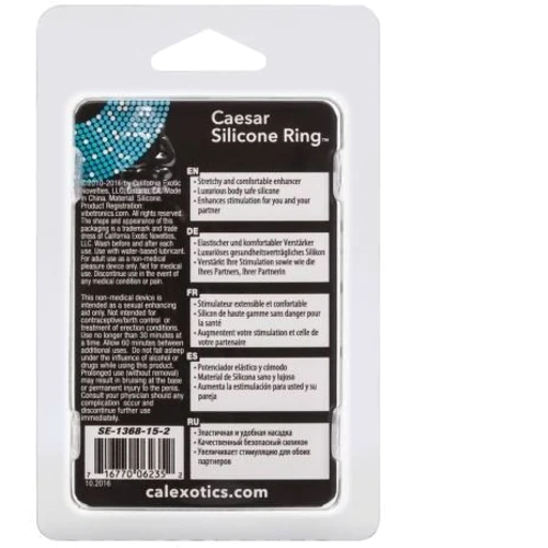 Эрекционное кольцо CalExotics Caesar Silicone Ring: Для кого Для мужчин