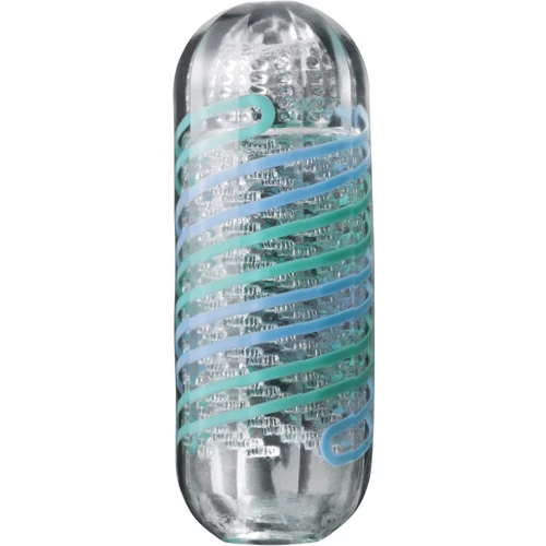 Мастурбатор Tenga Spinner 04 Pixel Cool Edition с упругой стимулирующей спиралью внутри