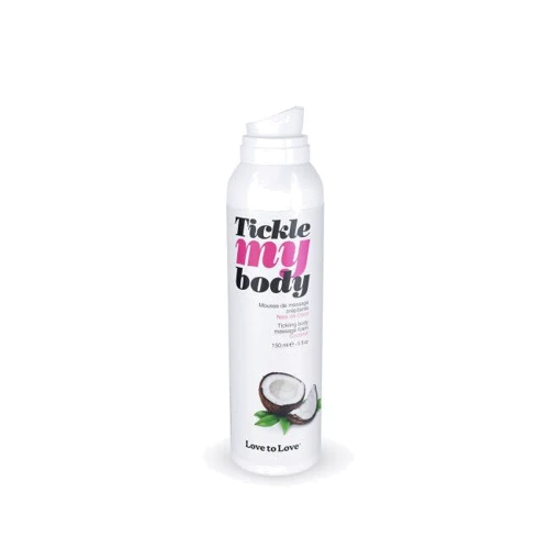 Массажная пена Love To Love TICKLE MY BODY COCONUT (150 мл) увлажняющая: Эффект Увлажняющий