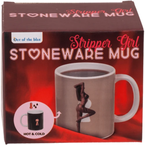 Чашка з термоефектом OOTB Stoneware Mug Stripper Girl фото 3