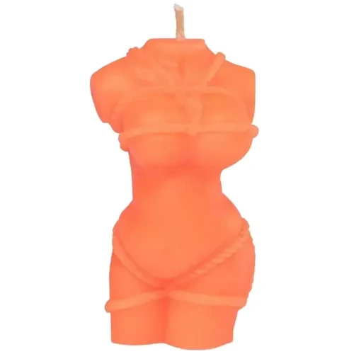 Свеча LOVE FLAME - Shibari I Orange Fluor, CPS09-ORANGE: Цвет оранжевый